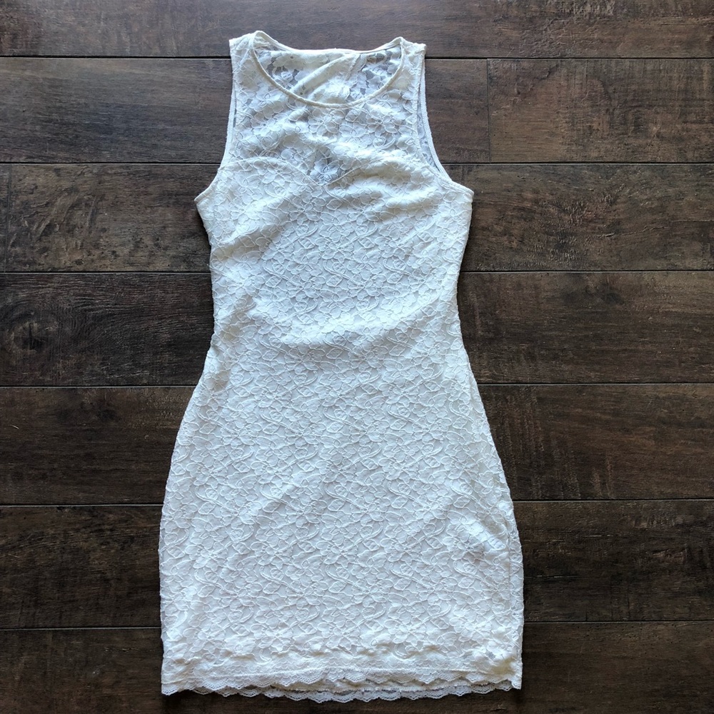 Ivory Lace Express Dress